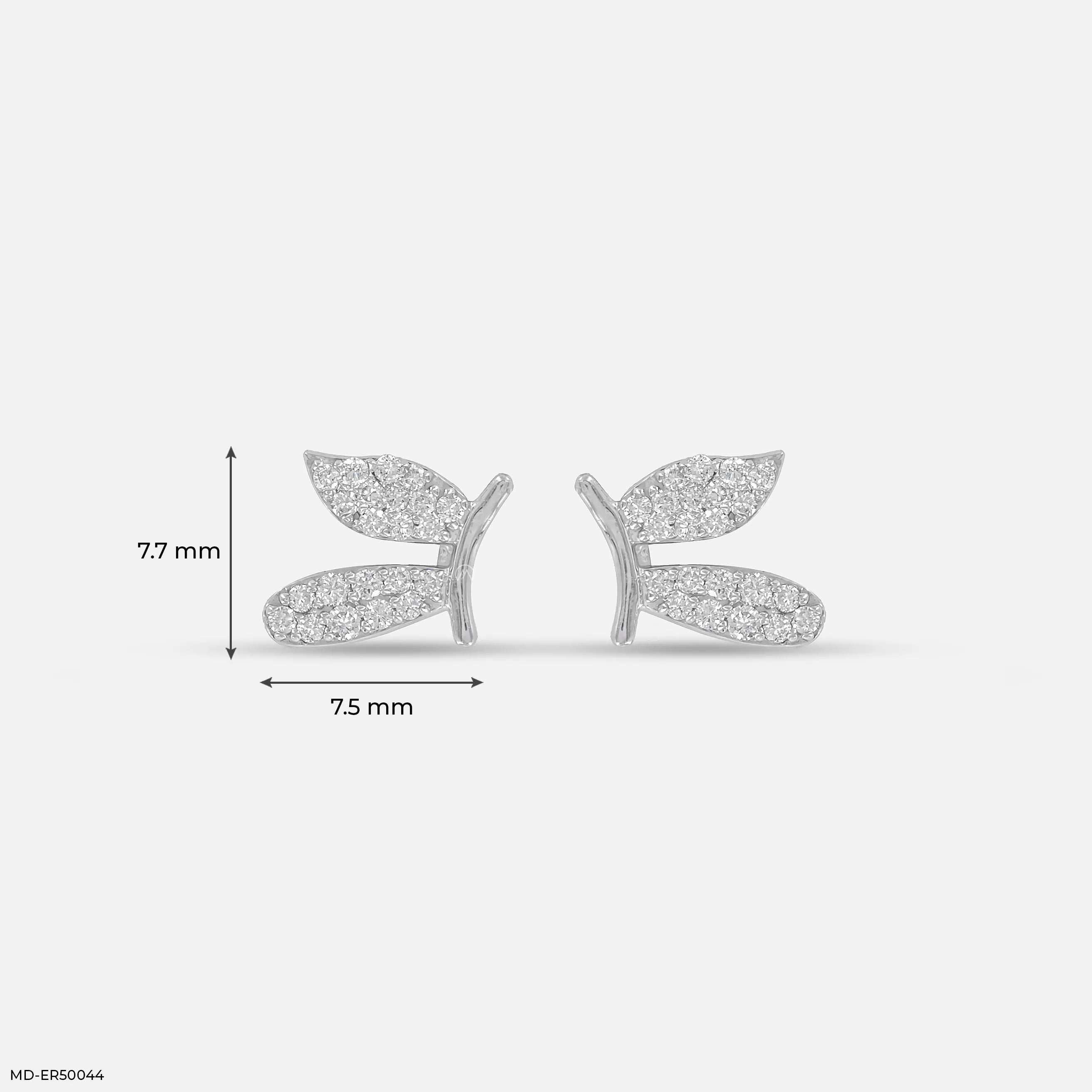 Shinefly Lab Diamond Earrings 925 Sterling Silver