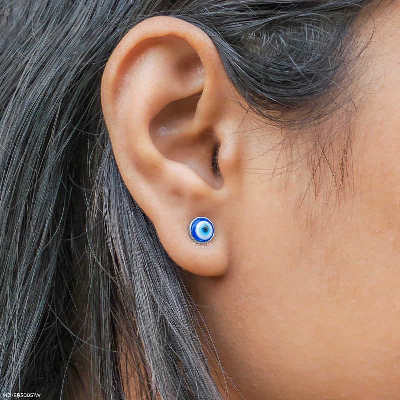 The Protective Evil Eye Studs 925 Sterling Silver