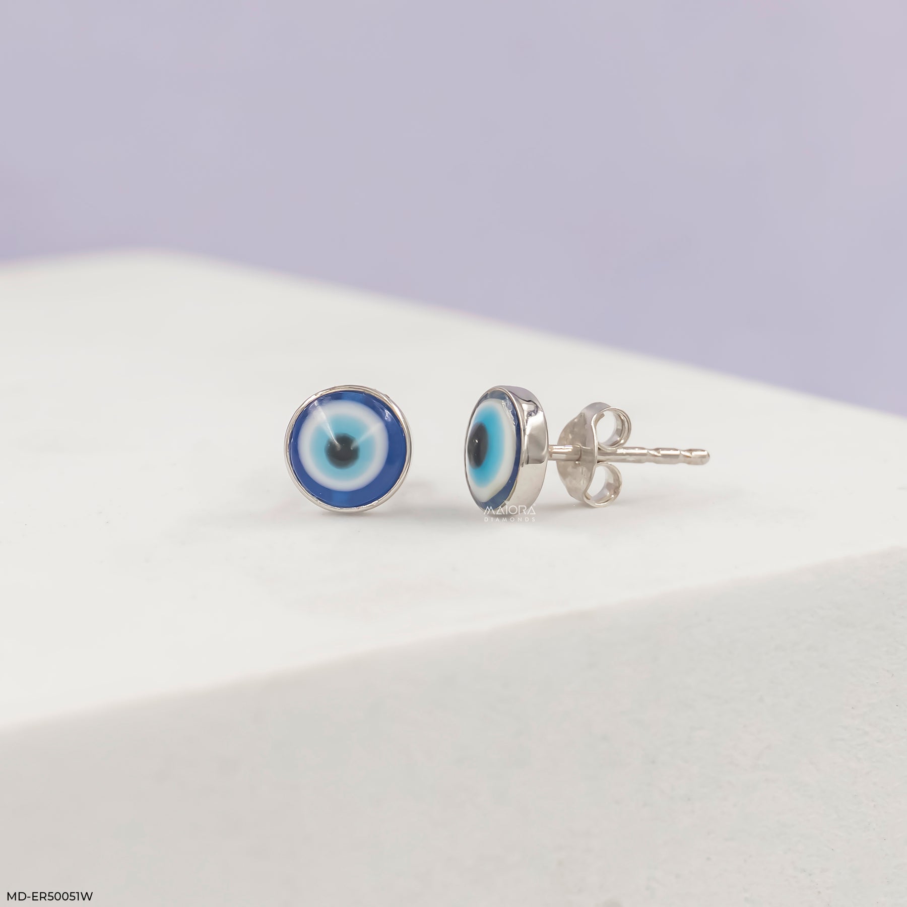 The Protective Evil Eye Studs 925 Sterling Silver