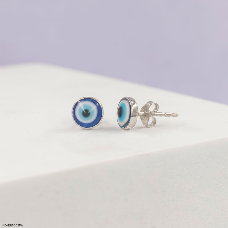 The Protective Evil Eye Studs 925 Sterling Silver