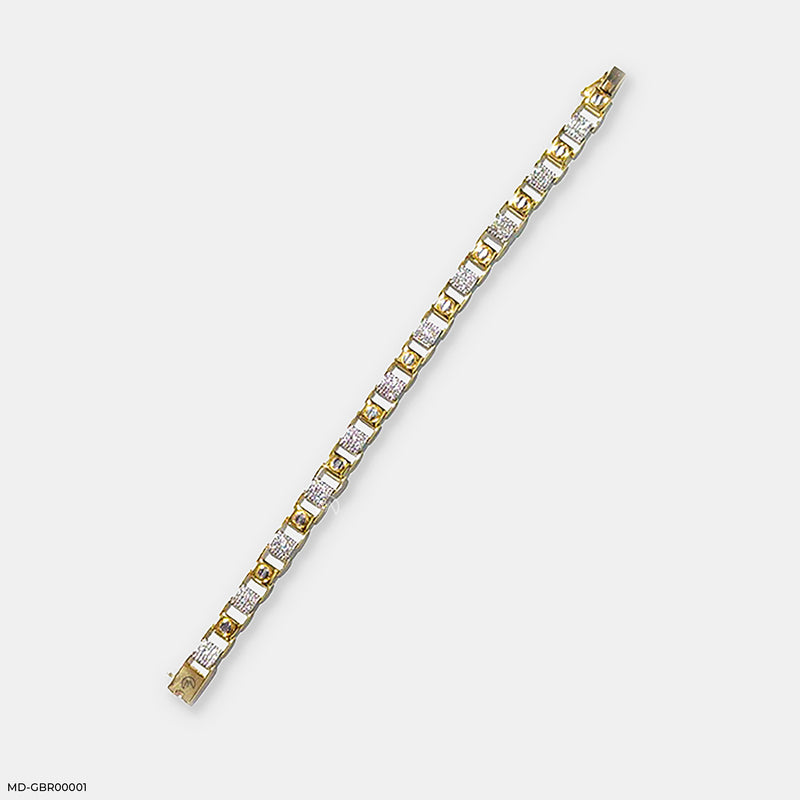 Stunning Men's Bracelets 18K Yellow Gold