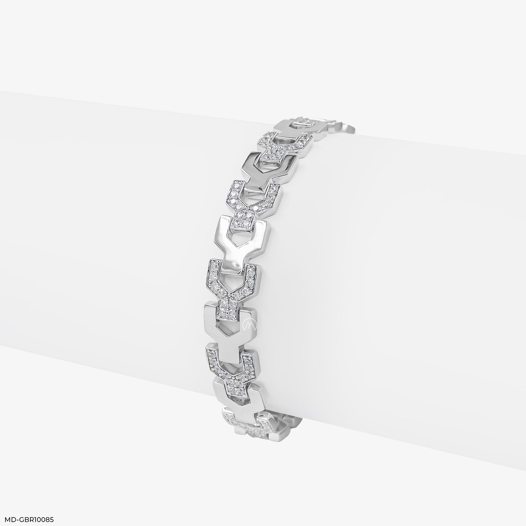 The Titan Bracelet 14K White Gold
