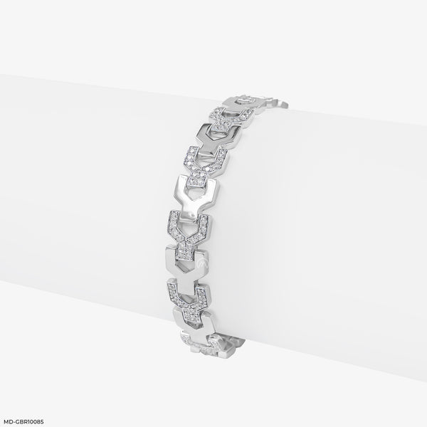 The Titan Bracelet 18K White Gold