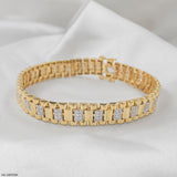 The Royal Link Bracelet 14K Rose Gold