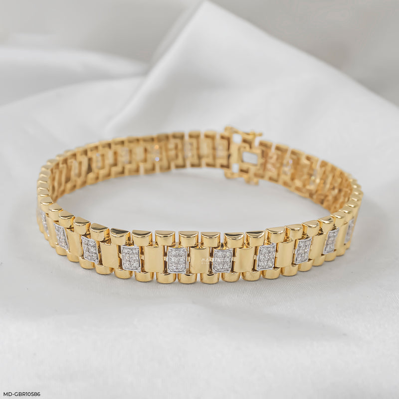 The Royal Link Bracelet 14K Rose Gold