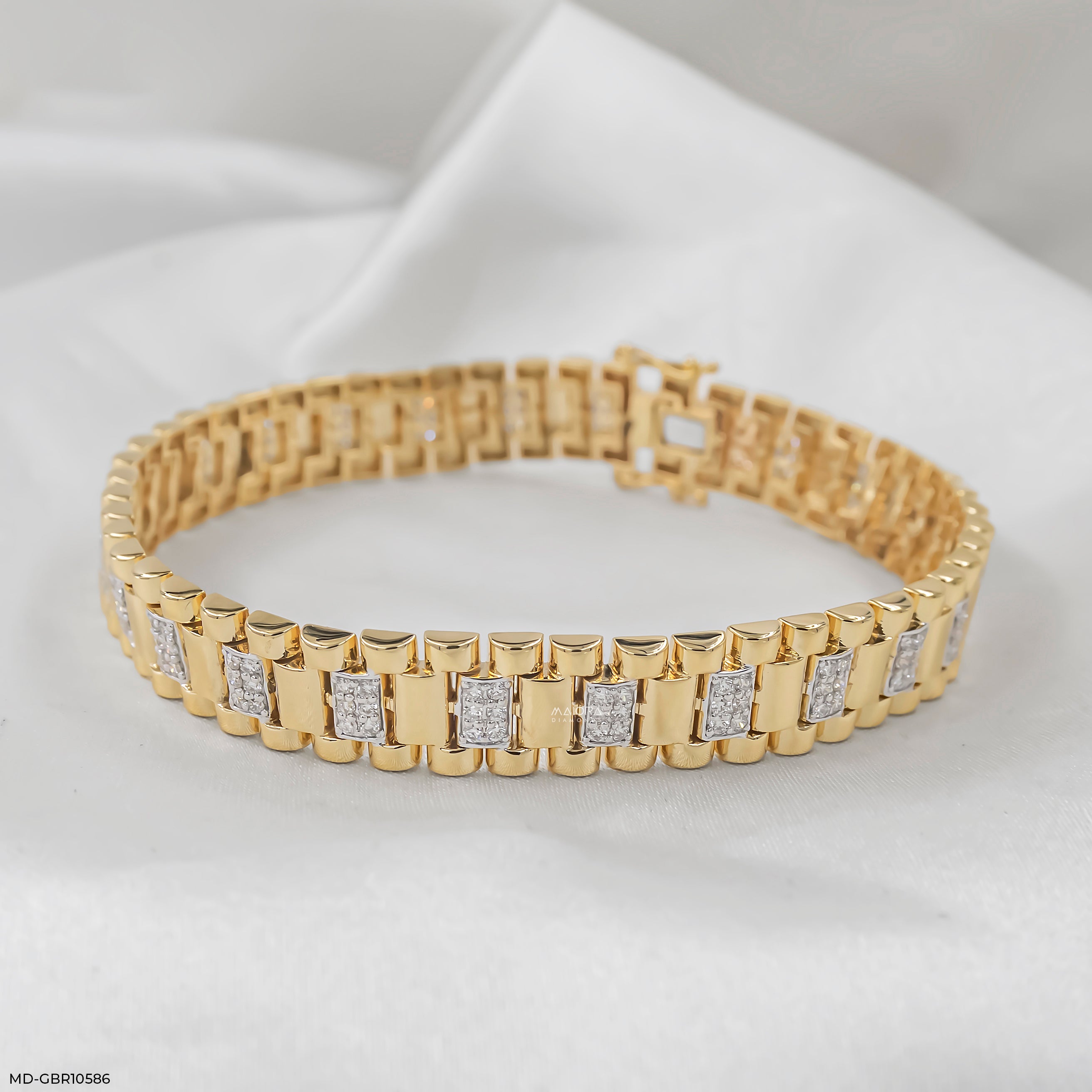 Prestige Link Mens Diamond Bracelet