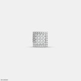 Vertex Diamond Mens Stud Earring Platinum 950