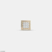 Vertex Diamond Mens Stud Earring 9K Yellow Gold