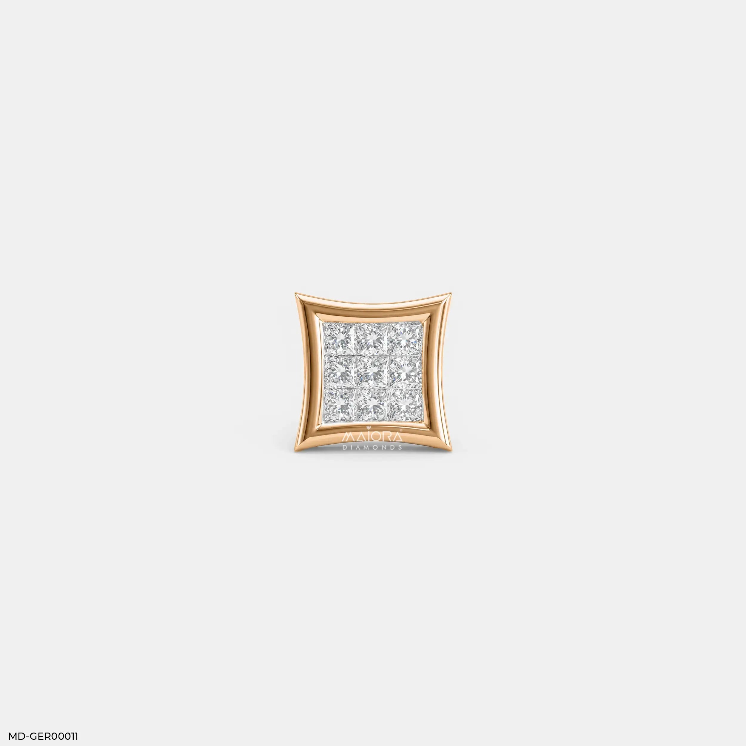 Stardom Diamond Mens Stud Earring