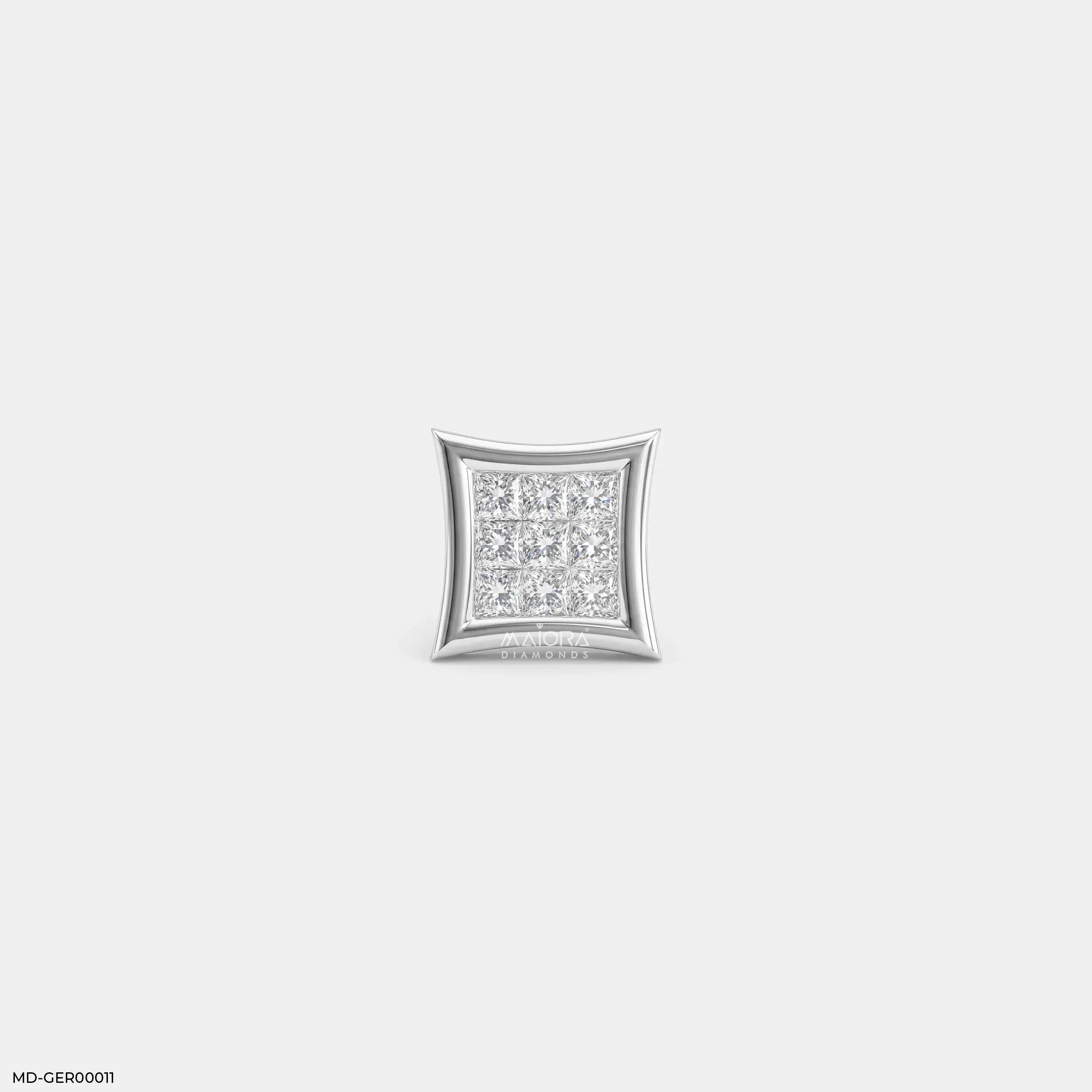 Stardom Diamond Mens Stud Earring