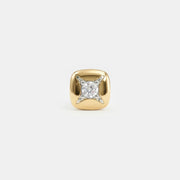 Polaris Star Diamond Mens Stud Earring 9K Yellow Gold