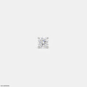 Pure Glow Round Diamond Mens Stud Earring
