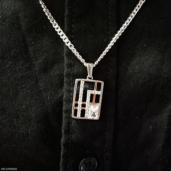 Metropolitan Prism Pendant 14K White Gold