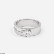 Alex Solitaire Diamond Rings 9K White Gold