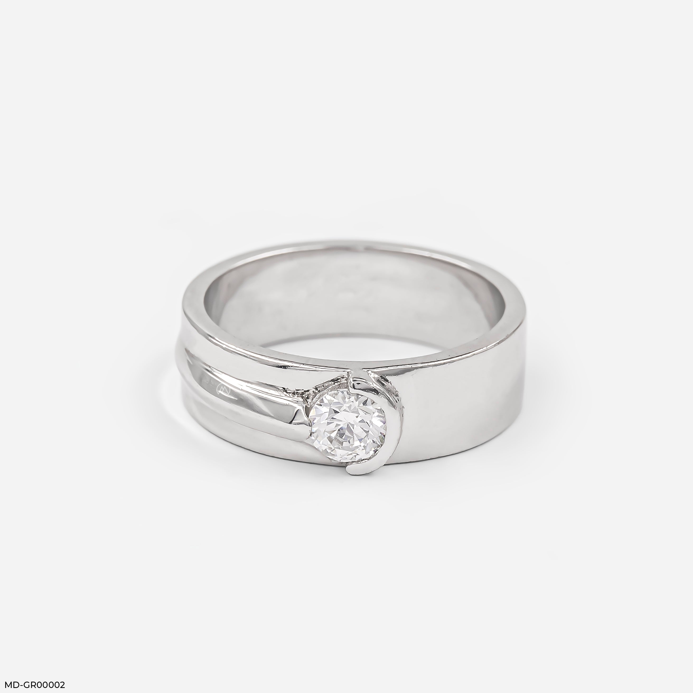 Alex Solitaire Diamond Rings 9K White Gold