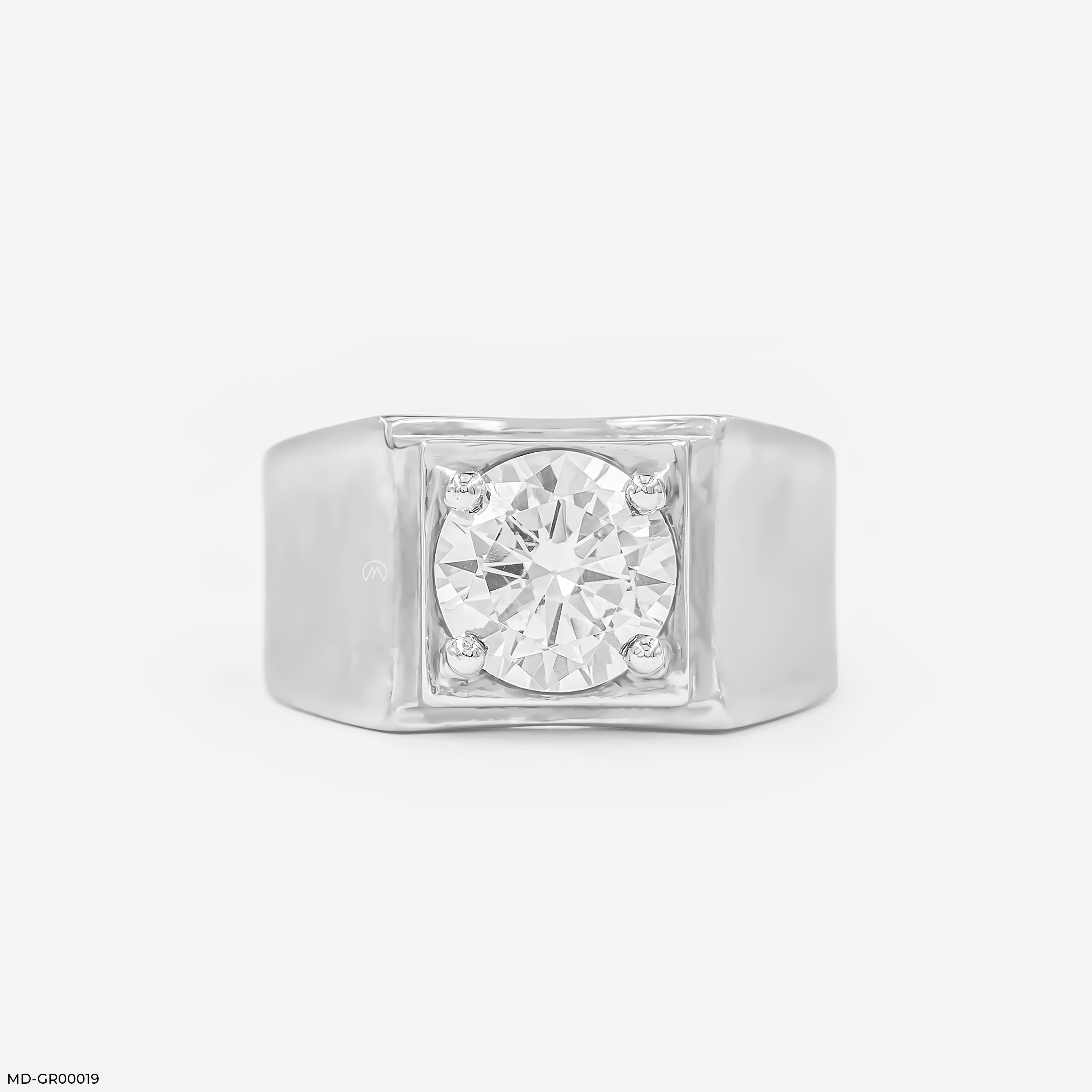 2.5 Carat Modus Solitaire Ring 14K White Gold