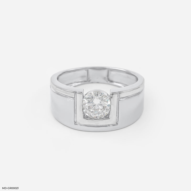 Our Treasure Men's Diamond Ring 14K Rose Gold