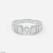 Signet Men's Diamond Ring Platinum 950