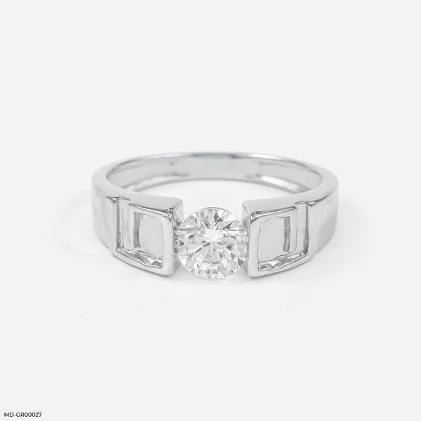 Signet Men's Diamond Ring Platinum 950