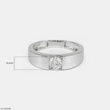 Apex Glam Solitaire Diamond Ring 18K White Gold