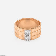 Equilibrium Duet Ring 14K Rose Gold