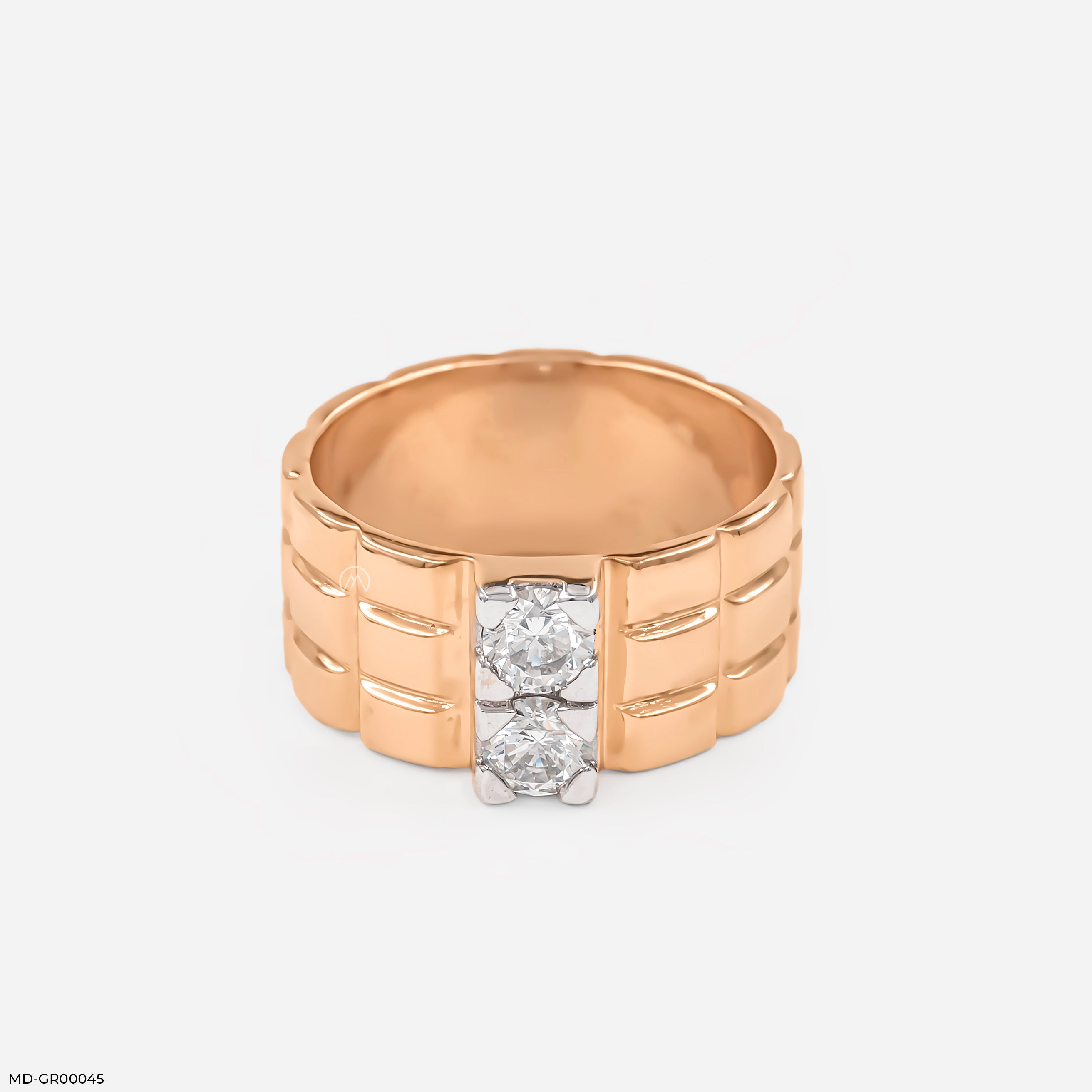 Equilibrium Duet Ring 9K Rose Gold