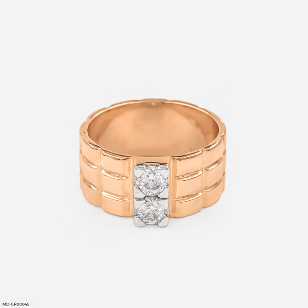 Equilibrium Duet Ring 18K Rose Gold