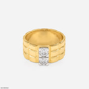 Equilibrium Duet Ring 9K Yellow Gold