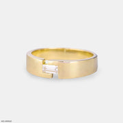 Crown Solitaire Men's Rings