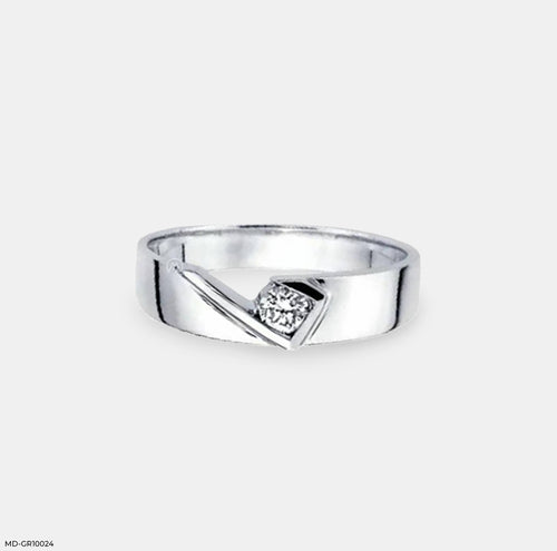 Lone Light Men's Solitaire Rings 9K Yellow Gold