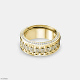 The Empress Men's Diamond Band 14K White Gold