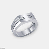 Eternal Spark Diamond Mens Rings 14K Yellow Gold