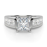 0.50 Carat Princess Cut Timeless Ring 9K Rose Gold