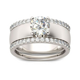 1 Carat Round Brilliant Blaze Men's Ring 9K Yellow Gold