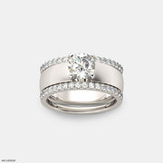 1 Carat Round Brilliant Blaze Men's Ring