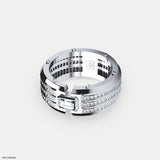 Diamond Fortress Men's Rings Platinum 950