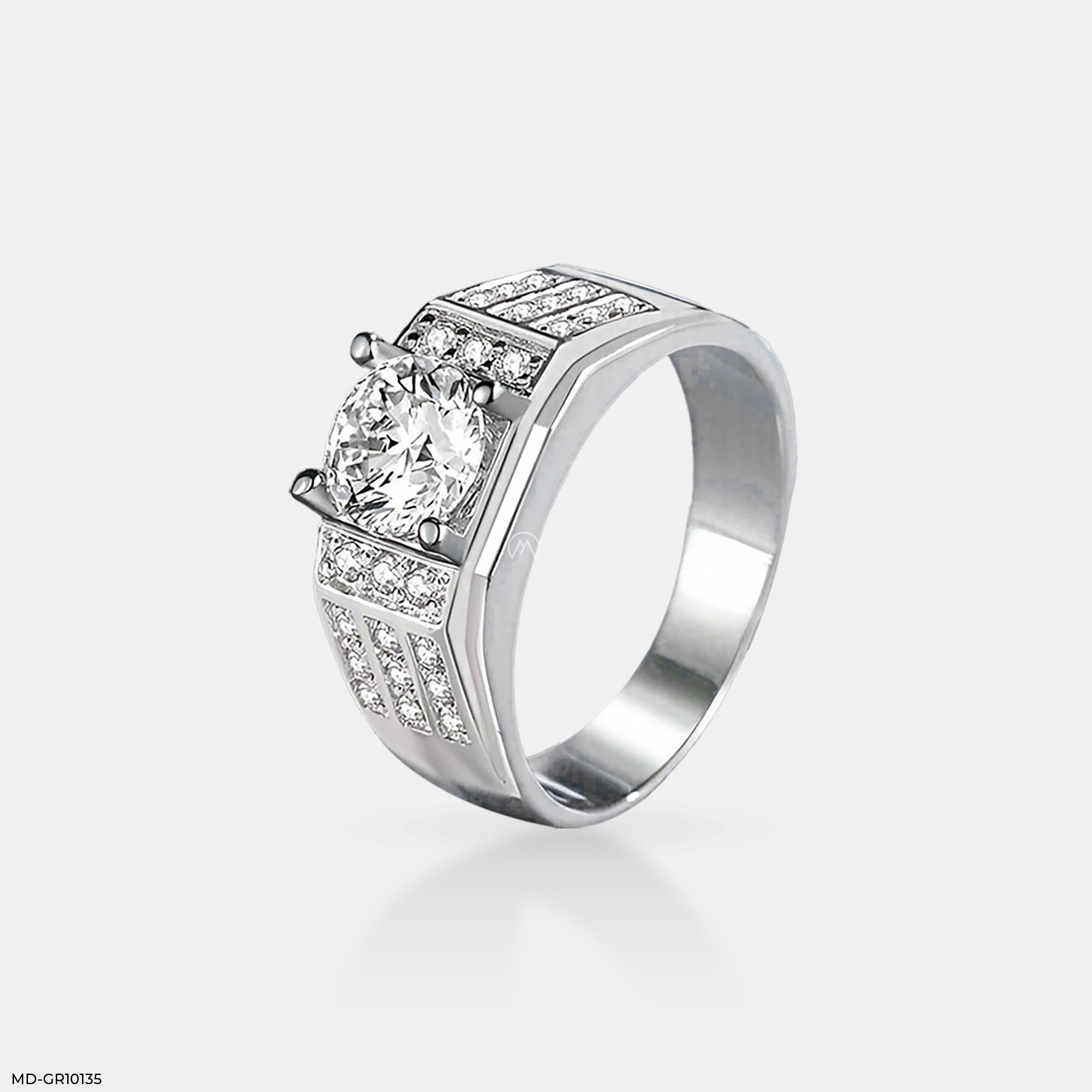 1 Carat Round Solitaire Divine Men's Ring