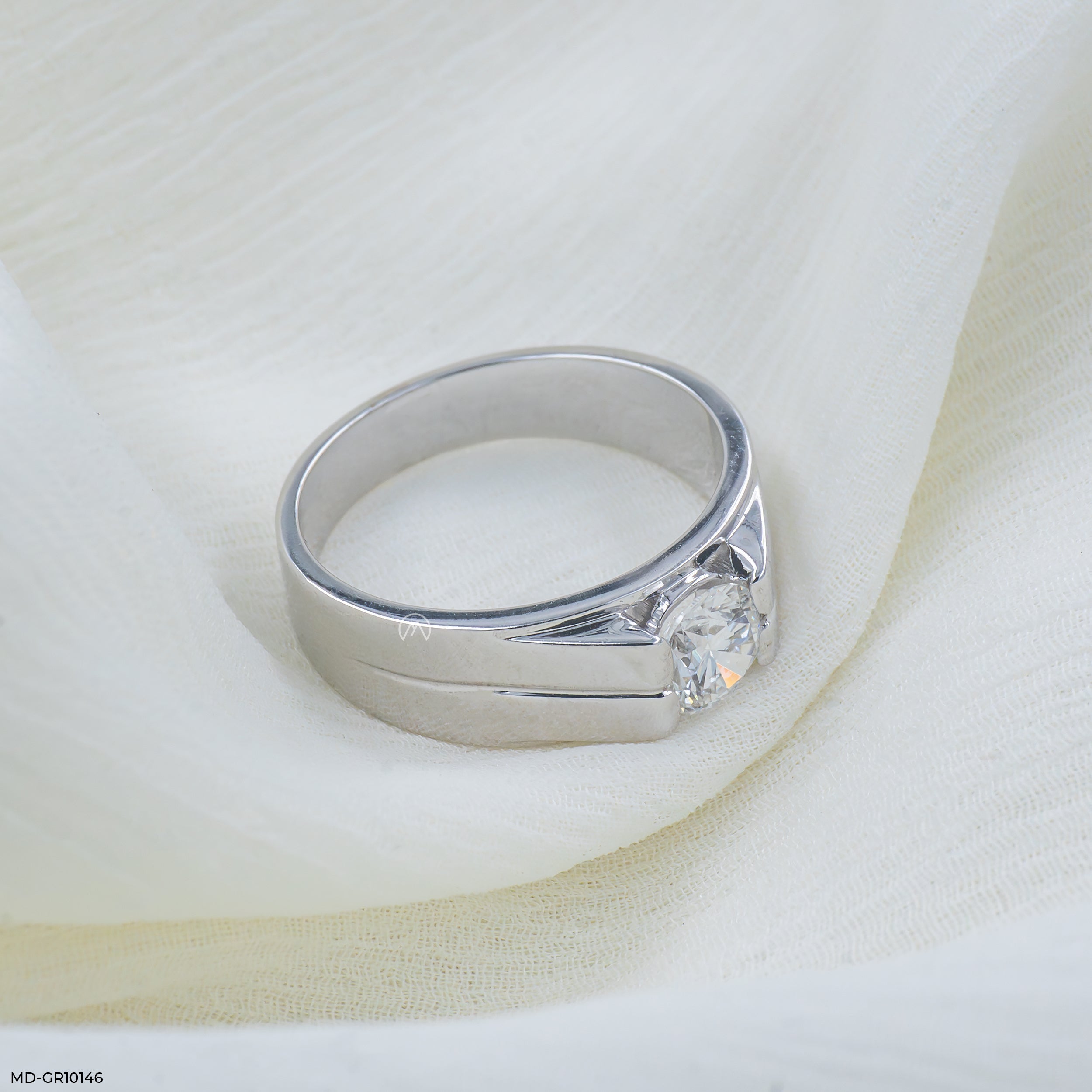 0.50 Carat Solitaire Evergreen Gent's Ring