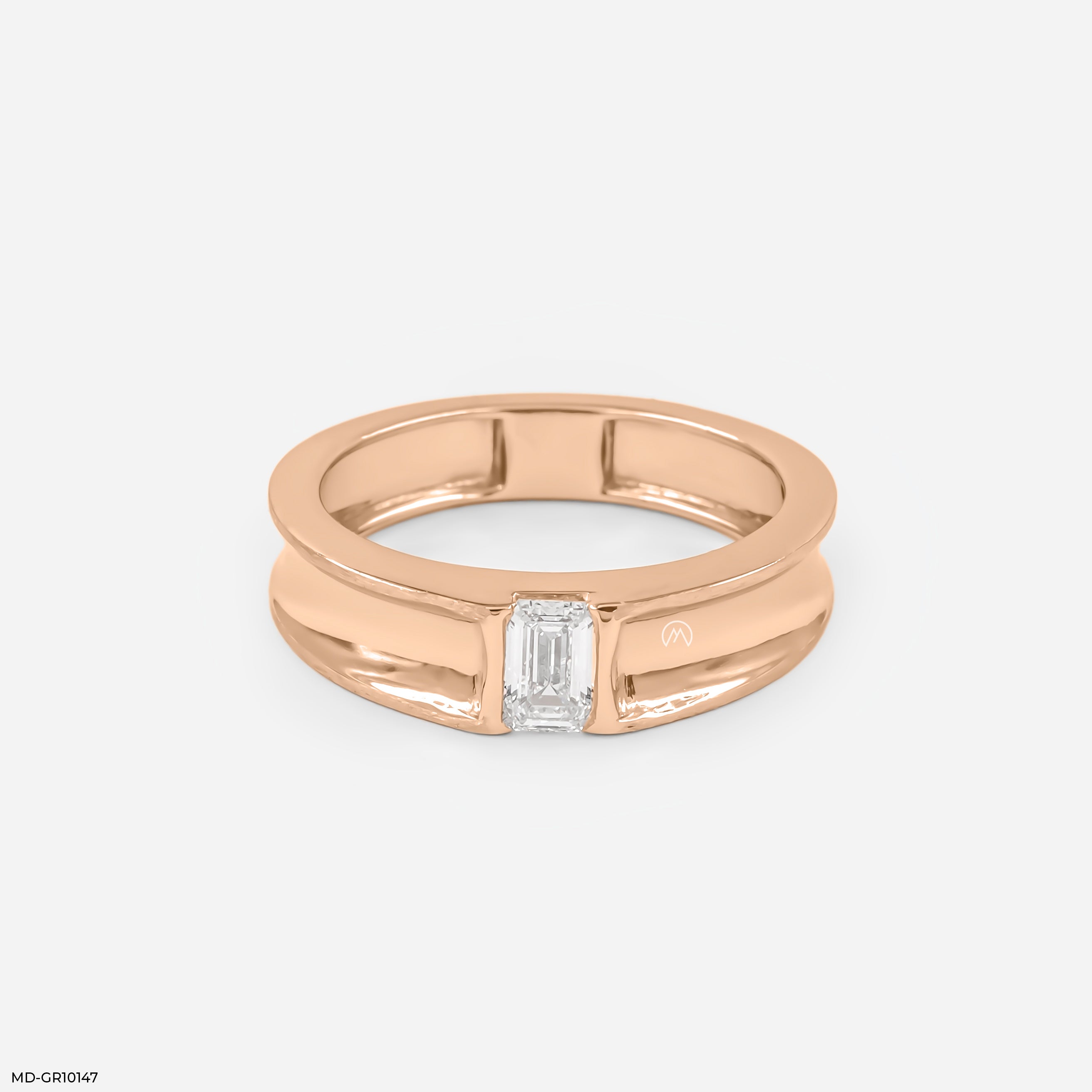 The Horizon Ring 14K Rose Gold