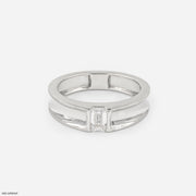The Horizon Ring 9K White Gold