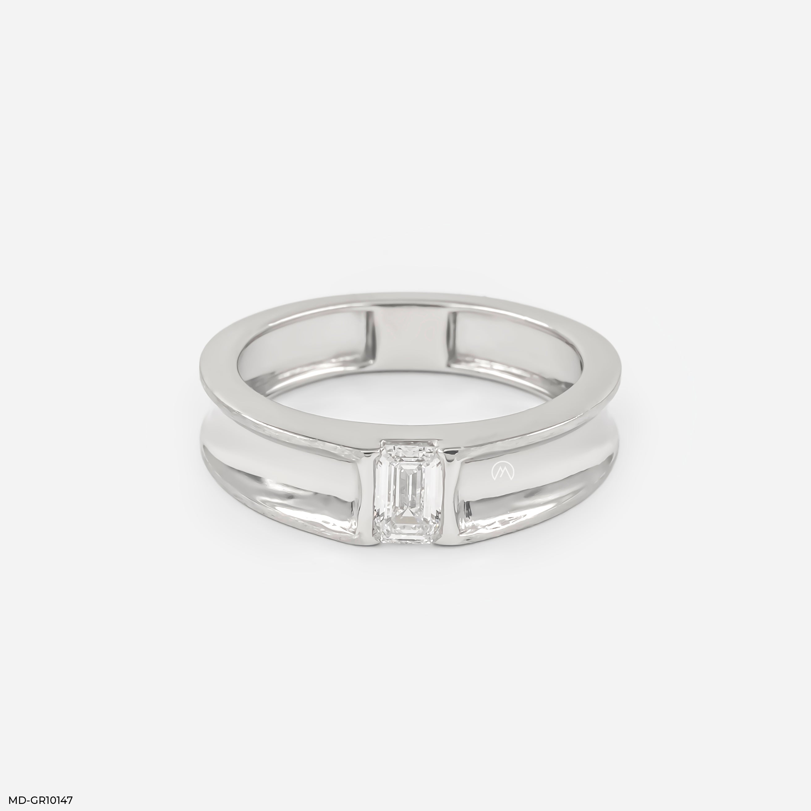 The Horizon Ring 9K White Gold