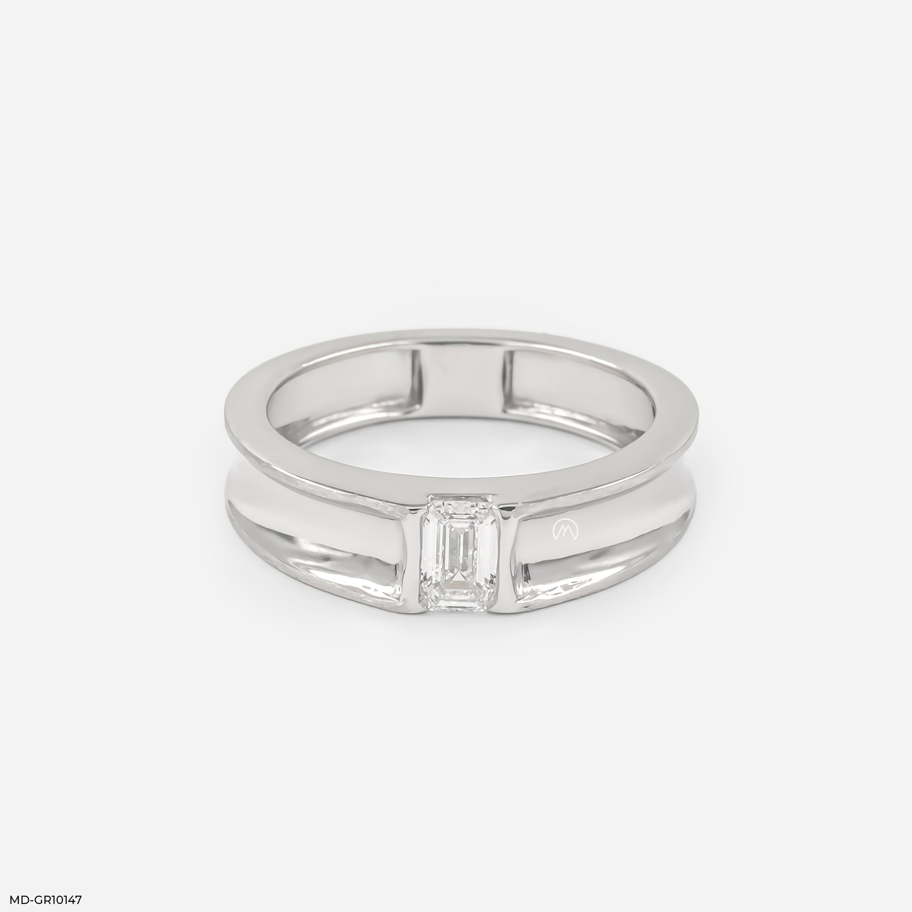 The Horizon Ring Platinum 950