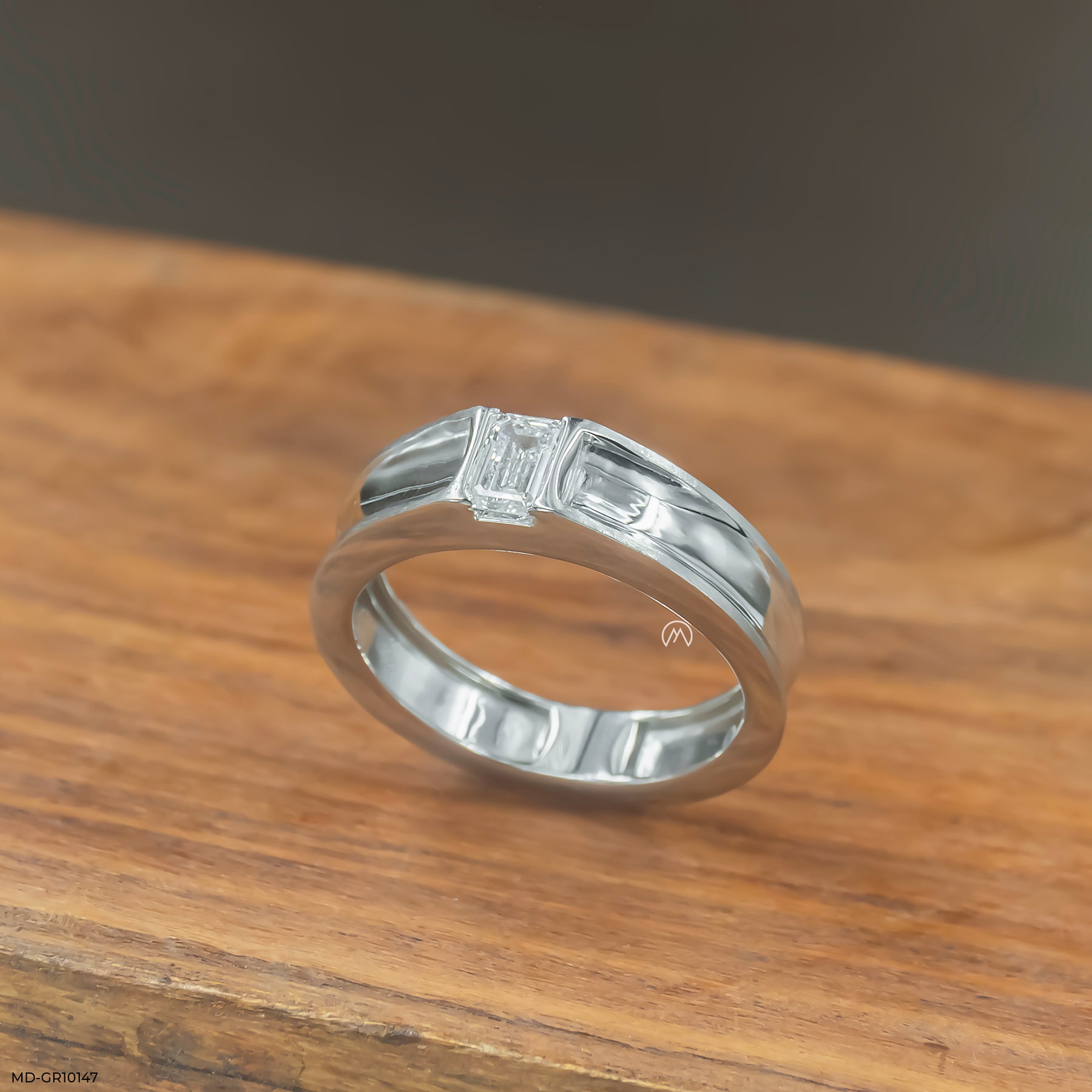 The Horizon Ring Platinum 950