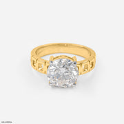 5 Carat Solitaire Eternal Engrave Gent's Ring
