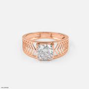2 Carat Solitaire Sentinel Gent's Ring 9K Rose Gold