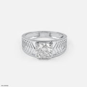 2 Carat Solitaire Sentinel Gent's Ring Platinum 950