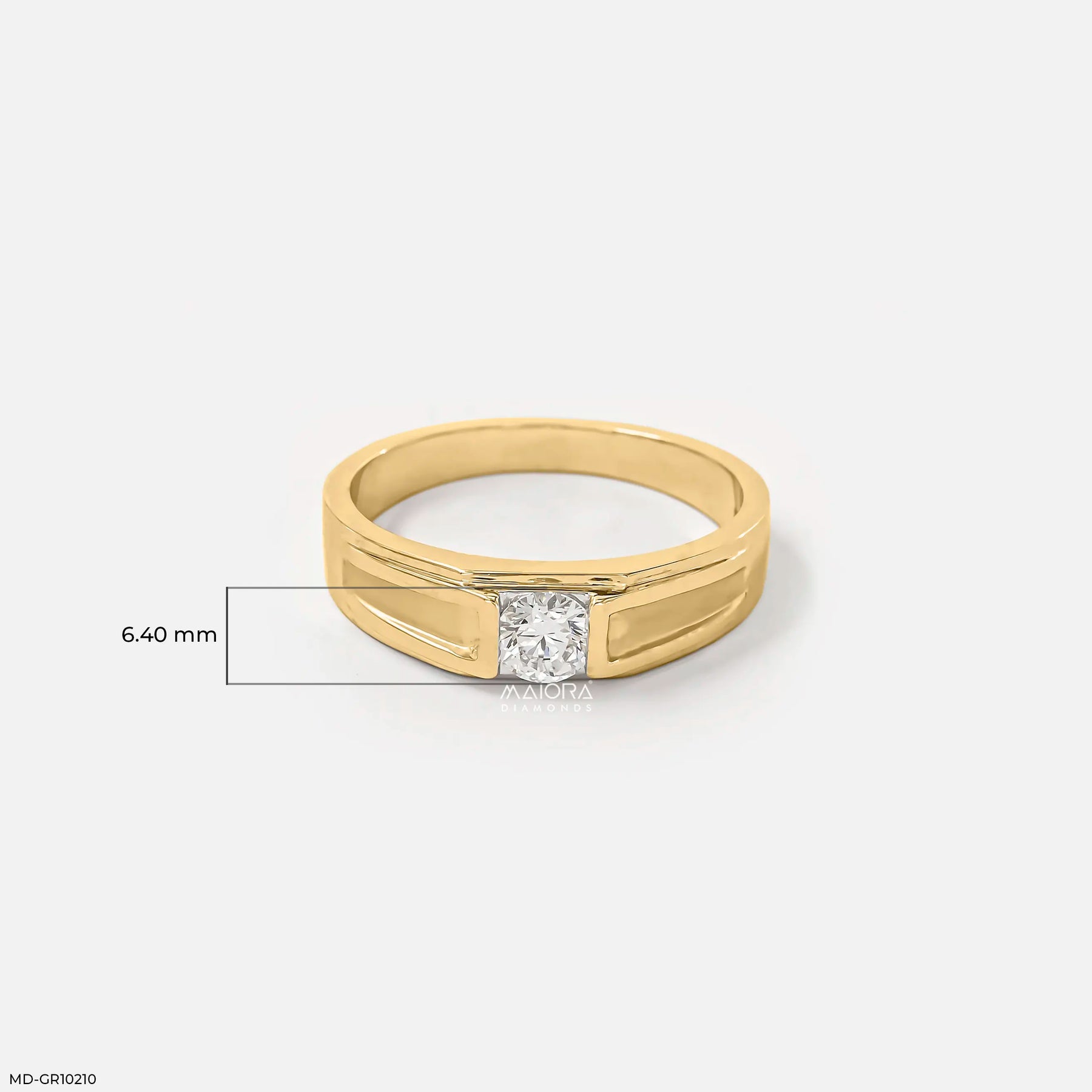 Alluring Crown Diamond Ring 9K White Gold