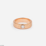 Brilliance Solo Diamond Mens Ring Platinum 950
