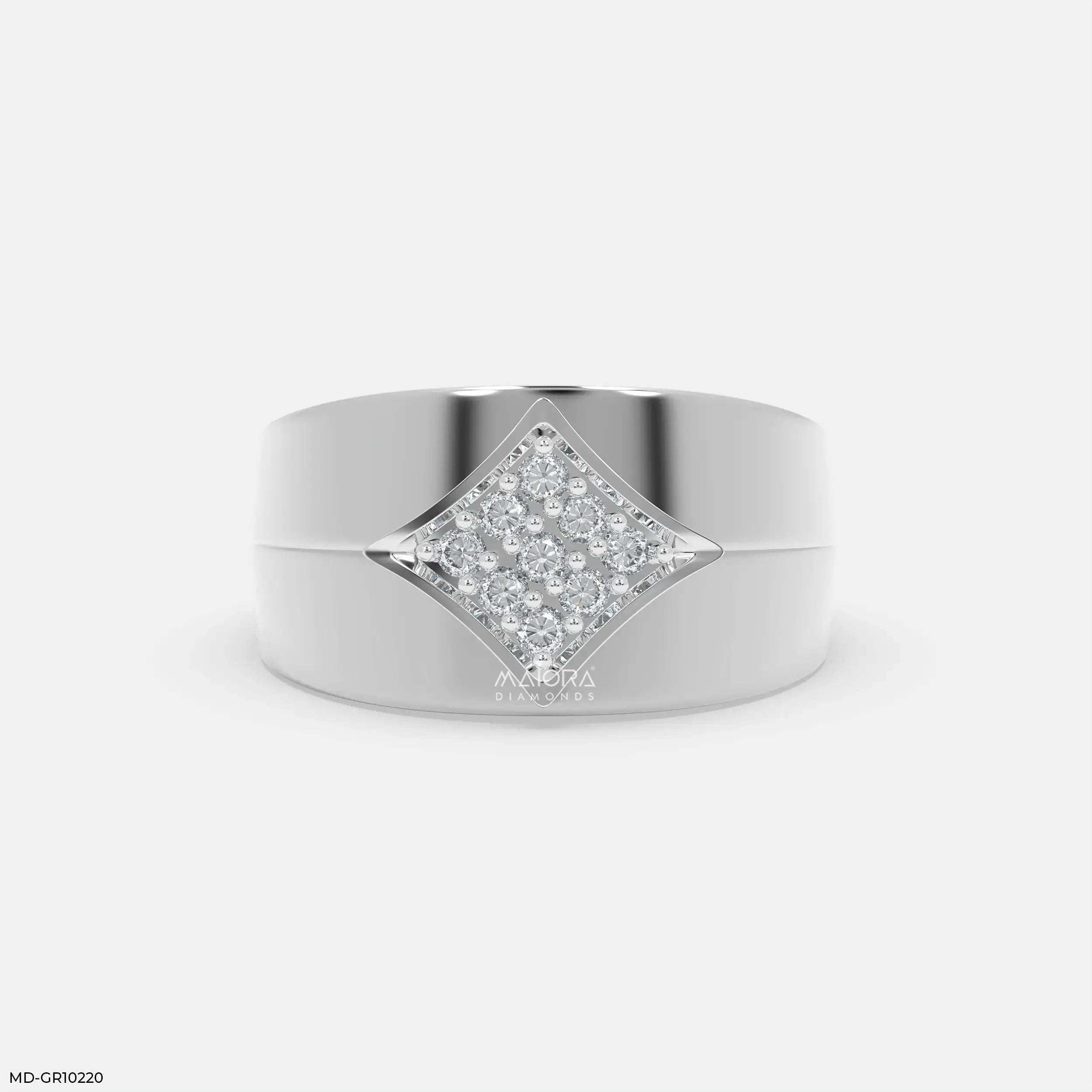 Imperial Fusion Mens Diamond Ring Platinum 950