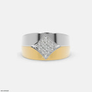 Imperial Fusion Mens Diamond Ring 9K Yellow Gold